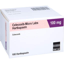 Abbildung: Celecoxib Micro Labs 100 mg Hartkapseln 100 St, Hartkapseln PZN 10517230