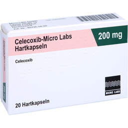 Abbildung: Celecoxib Micro Labs 200 mg Hartkapseln 20 St, Hartkapseln PZN 10517276