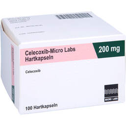 Abbildung: Celecoxib Micro Labs 200 mg Hartkapseln 100 St, Hartkapseln PZN 10517299