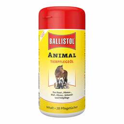 Abbildung: Ballistol animal vet.Pflegetücher Spenderbox 28 St, Tücher PZN 10521237