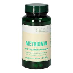 Abbildung: Methionin 500 mg Bios Kapseln 100 St, Kapseln PZN 10523489