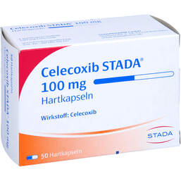 Abbildung: Celecoxib STADA 100 mg Hartkapseln 50 St, Hartkapseln PZN 10525057