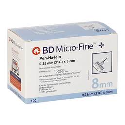 Abbildung: BD Micro-Fine Ultra Pen-Nadeln 0,25x8 mm 100 St, Kanüle PZN 10526884