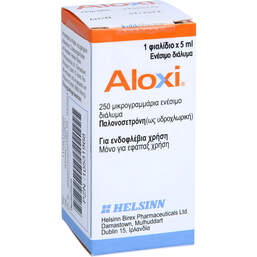 Abbildung: Aloxi 250 Mikrogramm Injektionslösung 1 St, Injektionslösung PZN 10531968