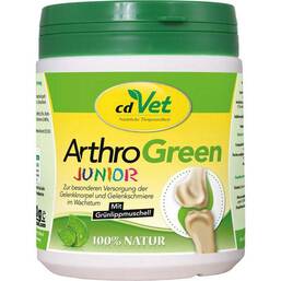 Abbildung: Arthrogreen Junior Pulver für Hunde und Katzen Pulver, 80 g PZN 10535564