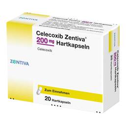 Abbildung: Celecoxib Zentiva 200 mg Hartkapseln 20 St, Hartkapseln PZN 10542127