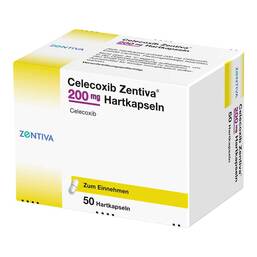 Abbildung: Celecoxib Zentiva 200 mg Hartkapseln 50 St, Hartkapseln PZN 10542133