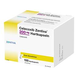 Abbildung: Celecoxib Zentiva 200 mg Hartkapseln 100 St, Hartkapseln PZN 10542162