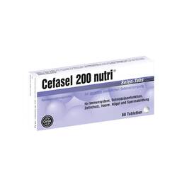 Abbildung: Cefasel 200 nutri Selen-Tabs Tabletten, 60 St PZN 10549224