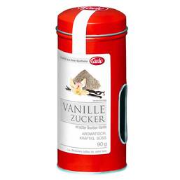 Abbildung: Vanillezucker Caelo HV-Packung Blechdose 90 g PZN 10549589