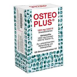 Abbildung: Osteoplus Brausetabletten Brausetabletten, 120 St PZN 10552574