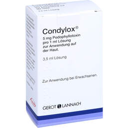 Abbildung: Condylox Lösung 3.5 ml, Lösung PZN 10552692