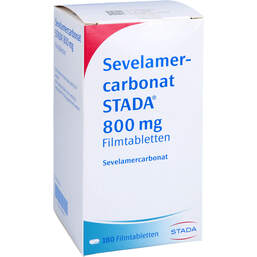 Abbildung: Sevelamercarbonat STADA 800 mg Filmtabletten 180 St, Filmtabletten PZN 10554544