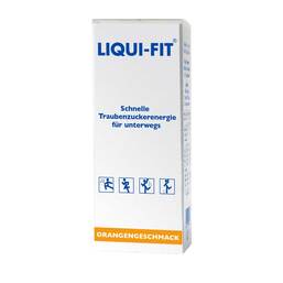Abbildung: Liqui Fit Flüssigzucker Orange Beutel 12 St, Beutel PZN 10627131