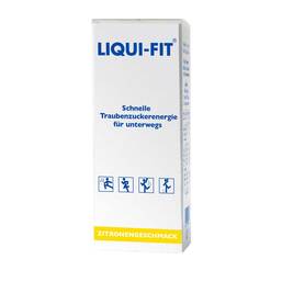 Abbildung: Liqui Fit Flüssigzucker Lemon Beutel 12 St, Beutel PZN 10627148