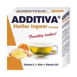 Abbildung: Additiva Heißer Ingwer + Orange Pulver Pulver, 120 g PZN 10627562