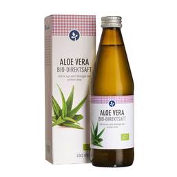 Abbildung: Aloe Vera Saft 100% Bio Direktsaft Saft, 330 ml PZN 10708131