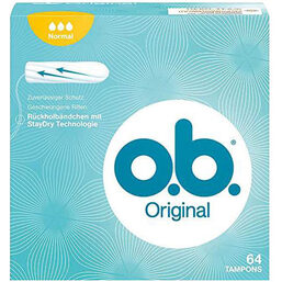 Abbildung: O.B. Tampons Original normal Tampon, 64 St PZN 10715800