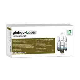 Abbildung: Ginkgo-Loges Injektionslösung D 4 Ampullen 50X2 ml, Injektionslösung PZN 10729268