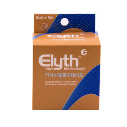 Abbildung: Elyth Tape Kinesiologie 5 cm x 5 m neutral 1 St, Bandage PZN 10735777