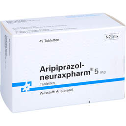 Abbildung: Aripiprazol neuraxpharm 5 mg Tabletten 49 St, Tabletten PZN 10736216