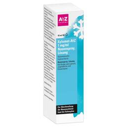 Abbildung: Xylomet-AbZ 1 mg / ml Nasenspray Nasenspray, 10 ml PZN 10736392