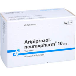 Abbildung: Aripiprazol neuraxpharm 10 mg Tabletten 49 St, Tabletten PZN 10736587