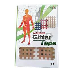 Abbildung: Nasara Gitter Tape Type B 28x36 mm 20x6 Pflaster 1X120 St, Pflaster PZN 10740123