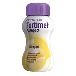 Abbildung: Fortimel Compact 2.4 Bananengeschmack 8X4X125 ml, Flüssigkeit PZN 10743498