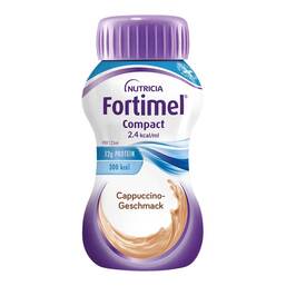 Abbildung: Fortimel Compact 2.4 Cappuccinogeschmack 4X125 ml, Flüssigkeit PZN 10743529 
