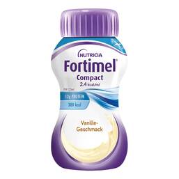 Abbildung: Fortimel Compact 2.4 Vanillegeschmack 4X125 ml, Flüssigkeit PZN 10743564