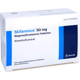 Abbildung: Skilarence 30 mg magensaftresistente Tabletten 210 St, Tabletten magensaftresistent PZN 10744776