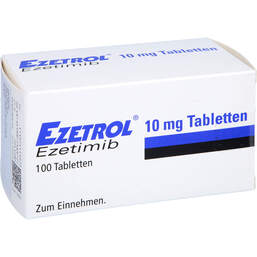 Abbildung: Ezetrol 10 mg Tabletten 100 St, Tabletten PZN 10751150