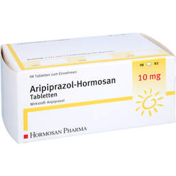 Abbildung: Aripiprazol Hormosan 10 mg Tabletten 98 St, Tabletten PZN 10754349