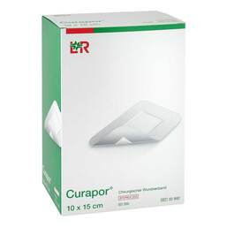 Abbildung: Curapor Wundverband steril chirurgisch 10x15 cm 50 St, Pflaster PZN 10757081