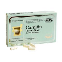 Abbildung: Carnitin Pharma Nord Kapseln 75 St, Kapseln PZN 10762001