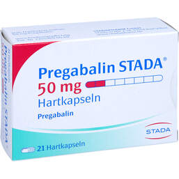 Abbildung: Pregabalin STADA 50 mg Hartkapseln 21 St, Hartkapseln PZN 10779993