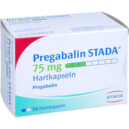 Abbildung: Pregabalin STADA 75 mg Hartkapseln 56 St, Hartkapseln PZN 10780051