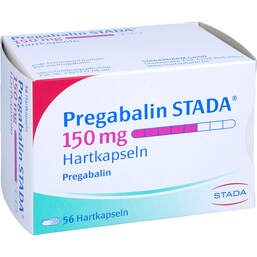 Abbildung: Pregabalin STADA 150 mg Hartkapseln 56 St, Hartkapseln PZN 10780097