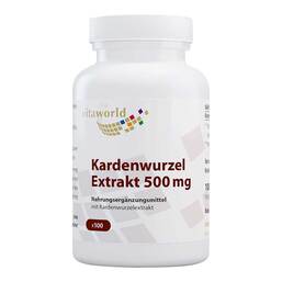 Abbildung: Kardenwurzel 500 mg Kapseln 100 St, Kapseln PZN 10780370