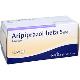 Abbildung: Aripiprazol beta 5 mg Tabletten 49 St, Tabletten PZN 10784356