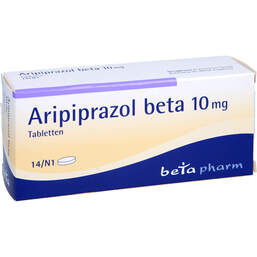 Abbildung: Aripiprazol beta 10 mg Tabletten 14 St, Tabletten PZN 10784379