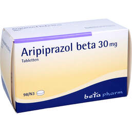 Abbildung: Aripiprazol beta 30 mg Tabletten 98 St, Tabletten PZN 10784557