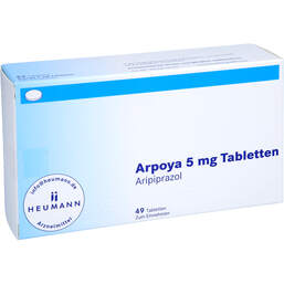 Abbildung: Arpoya 5 mg Tabletten 49 St, Tabletten PZN 10785338