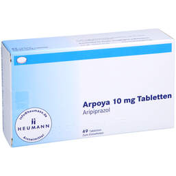 Abbildung: Arpoya 10 mg Tabletten 49 St, Tabletten PZN 10785367