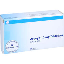 Abbildung: Arpoya 10 mg Tabletten 98 St, Tabletten PZN 10785373