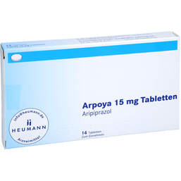 Abbildung: Arpoya 15 mg Tabletten 14 St, Tabletten PZN 10785396