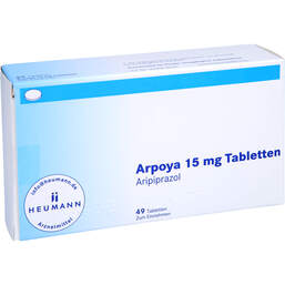 Abbildung: Arpoya 15 mg Tabletten 49 St, Tabletten PZN 10785404