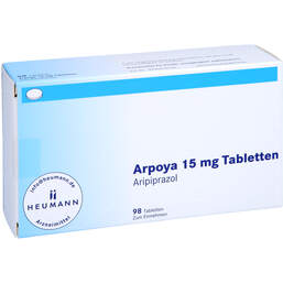 Abbildung: Arpoya 15 mg Tabletten 98 St, Tabletten PZN 10785410