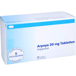 Abbildung: Arpoya 30 mg Tabletten 49 St, Tabletten PZN 10785427